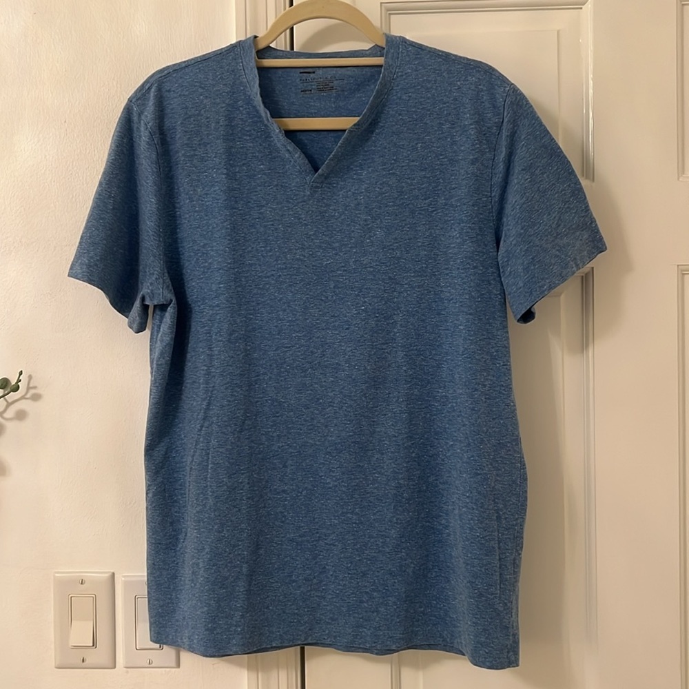 Public Opinion Blue Tee